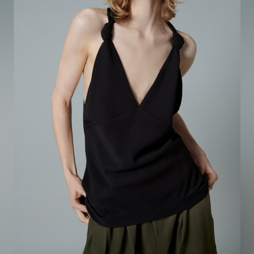 Zara Strappy Knotted Tank Top